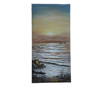 Slika "Jesenji morski pejzaž" 60x120h cm