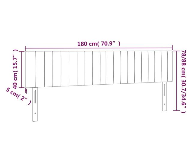 gytmlk, 2 db, sttszrke, 90x5x78/88 cm, textil