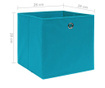 Kutije za pohranu od netkane tkanine 10 kom 28x28x28 cm plave