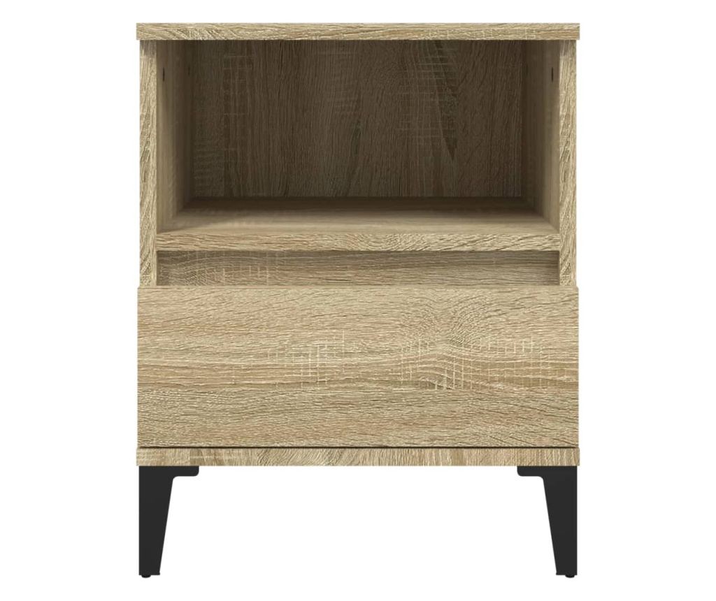 Κομοδίνα Sonoma Oak, 40x35x50 εκ. - 6