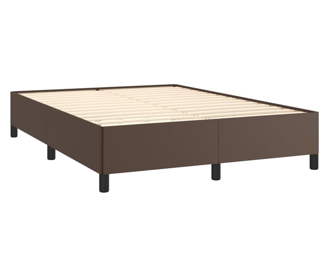Okvir za krevet smeđi 140x190 cm od umjetne kože
