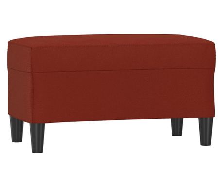 Klupa crvena boja vina 70 x 35 x 41 cm od umjetne kože 