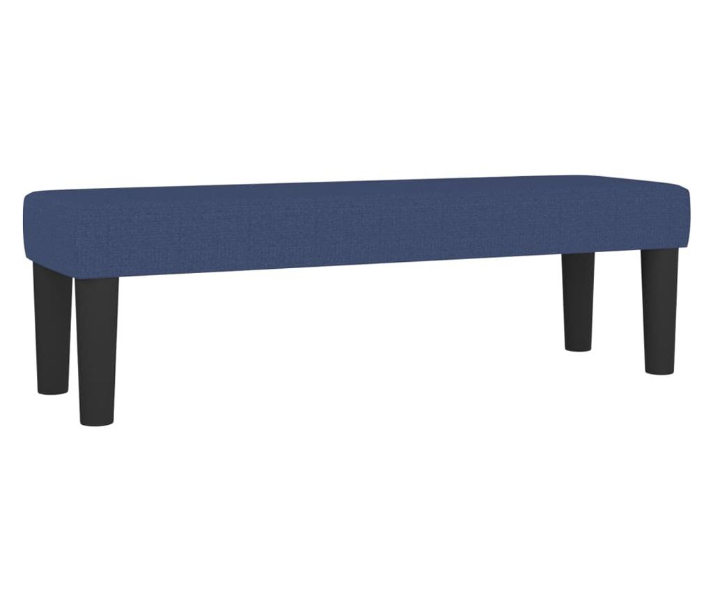 Боксспринг легло с матрак, синьо, 140x200 см, плат - 8