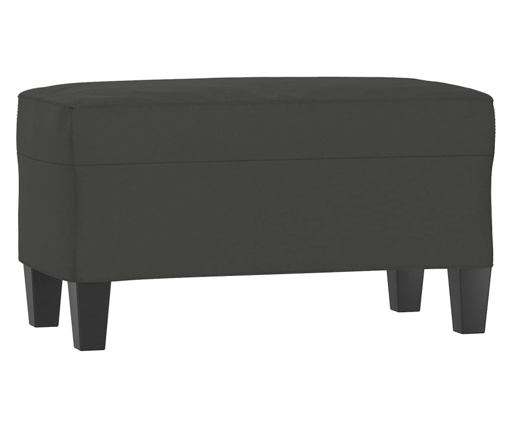 sötétszürke mikroszálas szövet pad 70 x 35 x 41 cm - 2