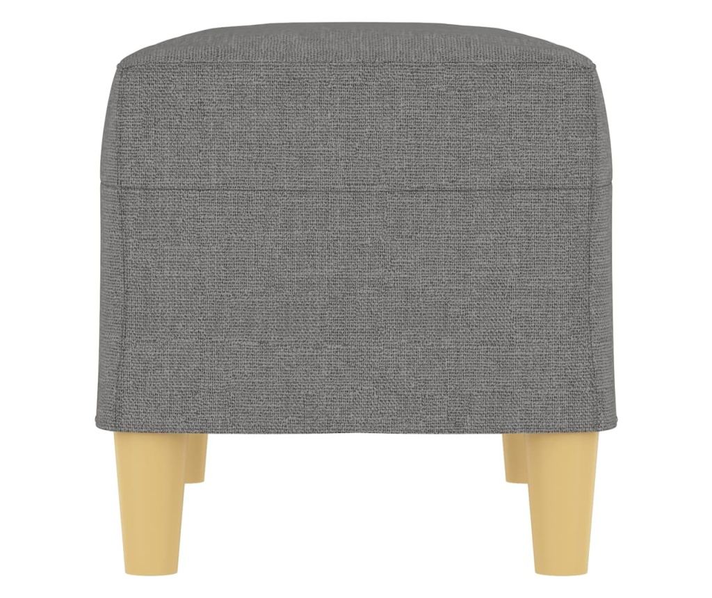 sötétszürke szövet pad 70 x 35 x 41 cm - 6