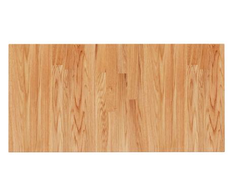Blat de baie, maro deschis, 80x40x2,5 cm, lemn masiv tratat