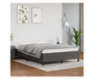 Okvir za krevet sivi 140x190 cm od umjetne kože