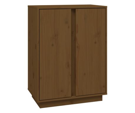 Komoda smeđa boja meda 60 x 35 x 80 cm od masivne borovine