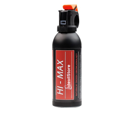 Spray cu piper IdeallStore®, Max Defense, dispersant, auto-aparare, 280 ml