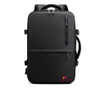 Mercaton® bővíthető hátizsák, kompatibilis laptopokkal 17,3"-ig USB-port, vízálló, utazási méret, fekete