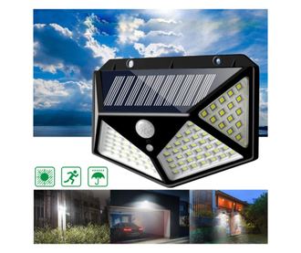 Lampa Solara LED cu senzor crepuscular si senzor de miscare