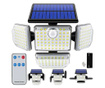 Mercaton® napelemes udvari lámpa, 9w, 2400mAh, 171 LED