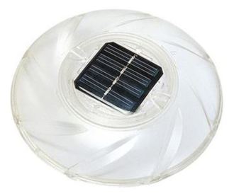Napelemes lámpa a medencéhez, úszó, LED, 7 szín, 18x7 cm, Bestway