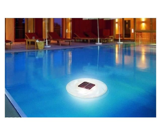 Napelemes lámpa a medencéhez, úszó, LED, 7 szín, 18x7 cm, Bestway