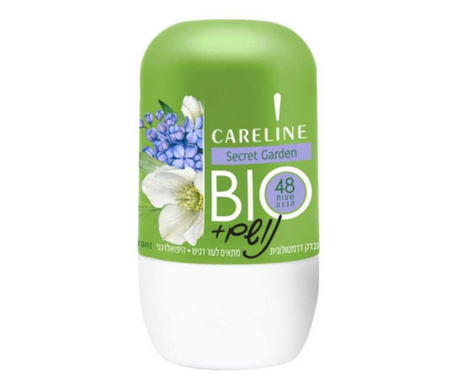 Careline Bio Roll-On, Deodorant, Secret Garden, 75 ml