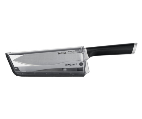 Кухненски нож Tefal Ever Sharp K2569004 16.5 см, Стойка с технологията Dual Pivot, Заключваща система