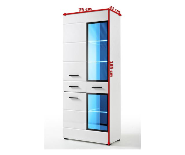 Vitrina  175x41x185 cm