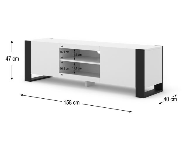 TV omarica  158x40x47 cm