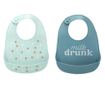 Set bavete din silicon Pearhead Milk Drunk