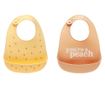 Set bavete din silicon Pearhead Peach