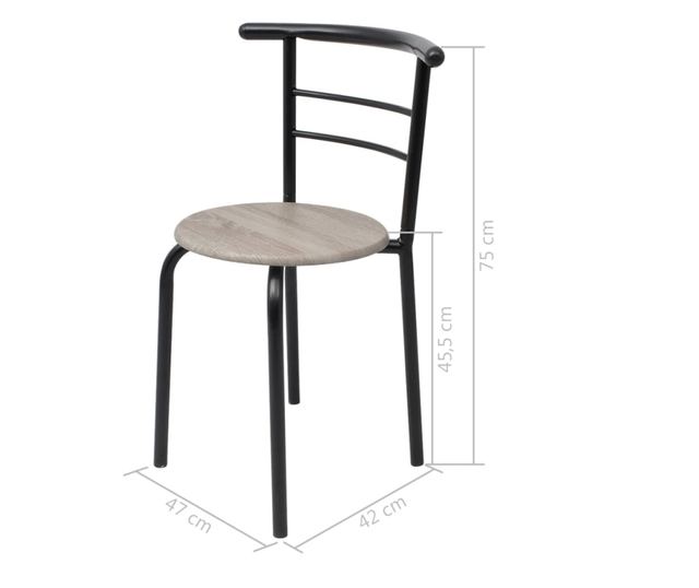 Zestaw mebli barowych do śniadania, MDF