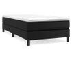 Okvir za krevet s oprugama crni 90x200 cm od umjetne kože