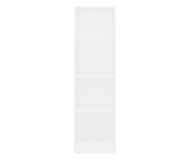 Ormarić za knjige s 4 razine bijeli 40 x 24 x 142 cm od iverice