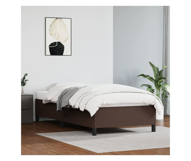 Okvir za krevet smeđi 90x200 cm od umjetne kože