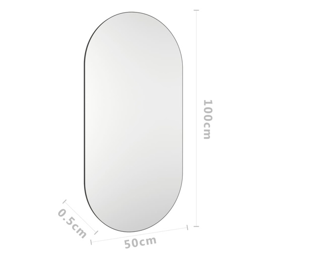 Oglindă, 100x50 cm, sticlă