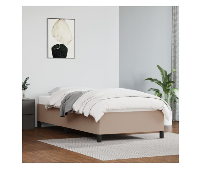 Okvir za krevet boja cappuccina 80 x 200 cm od umjetne kože