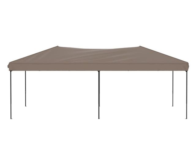 tópszínű összecsukható rendezvénysátor 3 x 6 m