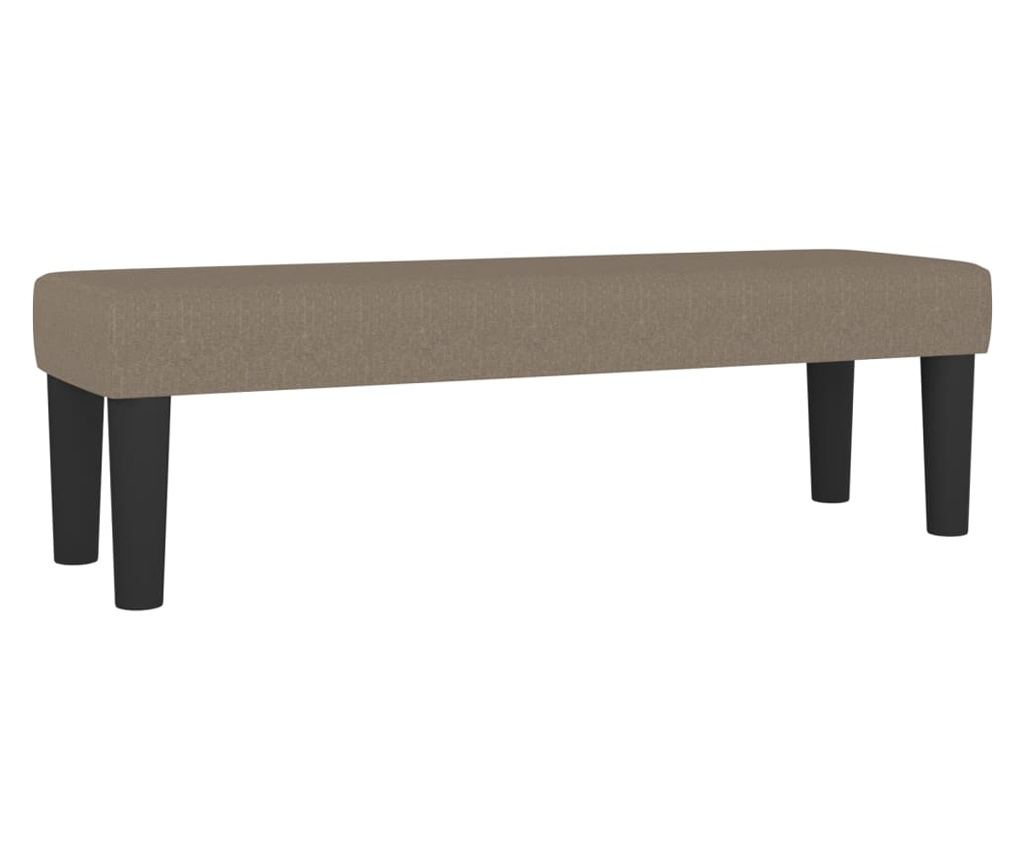 Континентално легло с матрак, тъмносиво, 180x200 см, текстил - 7