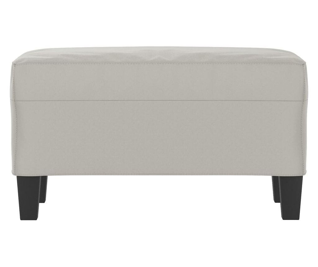 világosszürke mikroszálas szövet pad 70 x 35 x 41 cm - 5