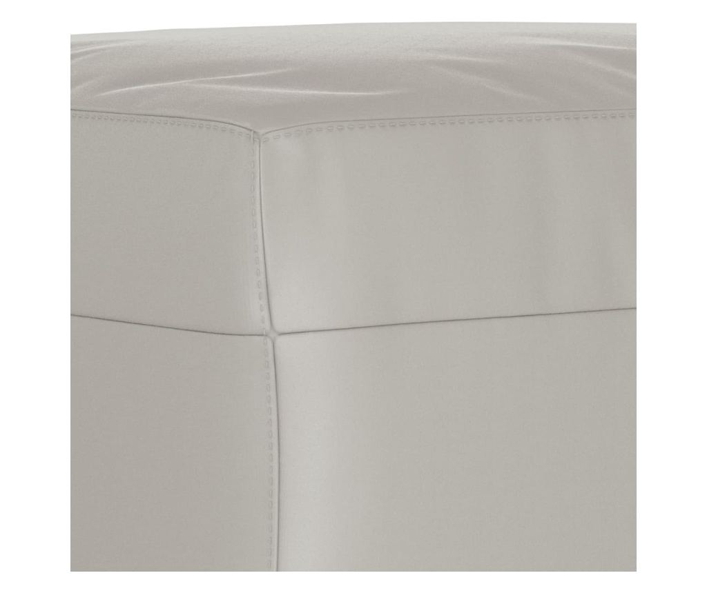 világosszürke mikroszálas szövet pad 70 x 35 x 41 cm - 9