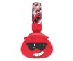 Mercaton® Monster vezeték nélküli fejhallgató gyerekeknek, mikrofon, FM rádió, MicroSD foglalat, Bluetooth 5.0, 8 óra, piros