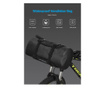 Mercaton® vízálló kerékpártároló táska, kormányrúdra rögzíthető, űrtartalom akár 7 l, fekete, 17 × 41 cm