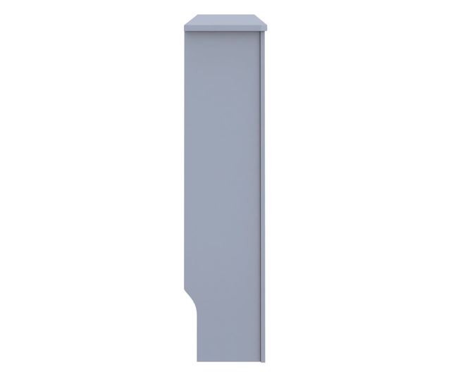Pokrov za radijator antracit 112 x 19 x 81 cm MDF