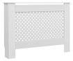 Pokrovi za radijator 2 kom bijeli 112 x 19 x 81,5 cm MDF