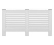 Pokrov za radijator bijeli 152 x 19 x 81,5 cm MDF