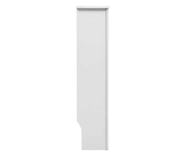 Pokrov za radijator bijeli 152 x 19 x 81,5 cm MDF