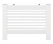Pokrovi za radijator 2 kom bijeli 112 x 19 x 81,5 cm MDF