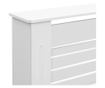 Pokrovi za radijator 2 kom bijeli 152 x 19 x 81,5 cm MDF