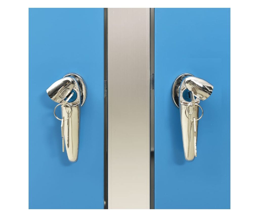 Spremište za dvije kante za smeće 138 x 77,5 x 115,5 cm čelično - 23