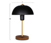 Лампа HM7582.01 цвят черен-натурал