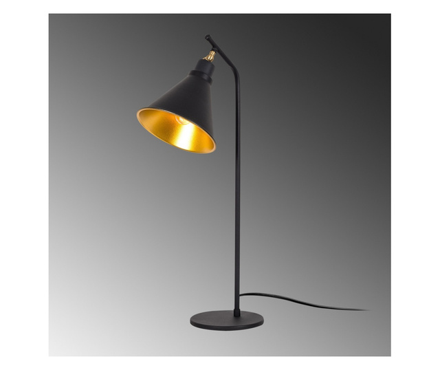 Настолна лампа - черен цвят