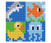 Set hobby creativ cu pixeli Pixelhobby, Cub Pixel XL, Animale din apa, 4 modele, 720 piese