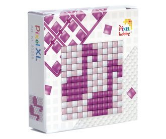 Set hobby creativ cu pixeli Pixelhobby, Pixel XL Mozaic, 144 piese, Note muzicale
