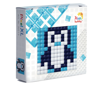 Set hobby creativ cu pixeli Pixelhobby, Pixel XL Mozaic, Pinguin