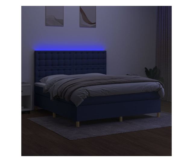 Rugs gy, matrac s LED, kk, 180x200 cm, textil