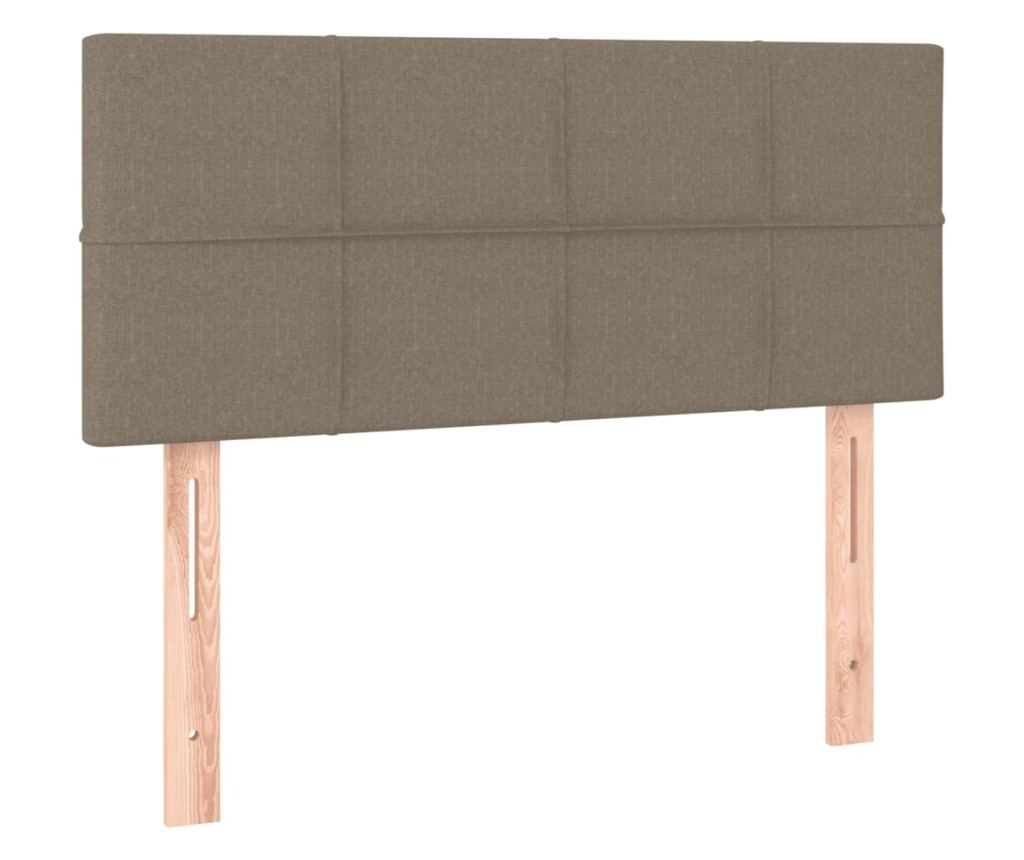 Боксспринг легло с матрак, тъмносиво, 100x200 см, текстил - 6